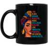 BigProStore I Am Black Woman Mug Beautiful Magic Intelligent Resilent Melanin Cup BM11OZ 11 oz. Black Mug / Black / One Size Coffee Mug