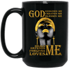 BigProStore God Designed Created Blesses Me Pro Black Mug Afro Women Men Design BM15OZ 15 oz. Black Mug / Black / One Size Coffee Mug