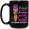 BigProStore Nurse Mug Ridiculously Awesome At Nursing Cool Gifts For Nurses BM15OZ 15 oz. Black Mug / Black / One Size Coffee Mug