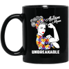 Autism Mom Mug Unbreakable Autism Awareness Puzzle Coffee Mug Design