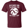 BigProStore Horse Lover Shirt In My Darkest Hour I Reach For A Hand And Found A Hoof Shirt Maroon / S T-Shirts