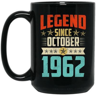 Legend Born October 1962 Coffee Mug 57th Birthday Gifts
