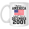 BigProStore Make America Great Since December 2001 XP8434 11 oz. White Mug / White / One Size Apparel