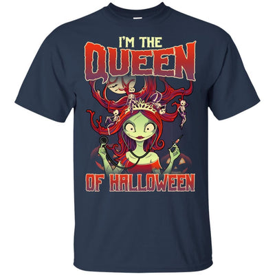 I'm The Queen Of Halloween Cute Nurse T-Shirt Nursing Tee Gift Ideas