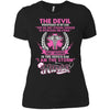 The Devil Whispered In My Ear I Am The Storm Funny Nurse Quote T-Shirt