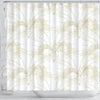 BigProStore Hawaii Shower Curtain Decor Elegant Tropical Leaves Golden Strokes Design Shower Curtain Bathroom Wall Decor Ideas Hawaii Shower Curtain / Small (165x180cm | 65x72in) Hawaii Shower Curtain