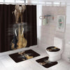BigProStore Elephant Shower Curtain Baby Elephant Powerful Dream Bathroom Set 4pcs Wildlife Bathroom Decor BPS8384 Standard (180x180cm | 72x72in) Bathroom Sets