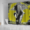 BigProStore Elephant Shower Curtain Elephant Models Boss African Elephant 0102 Fantasy Fabric Bath Bathroom Sets Shower Curtain