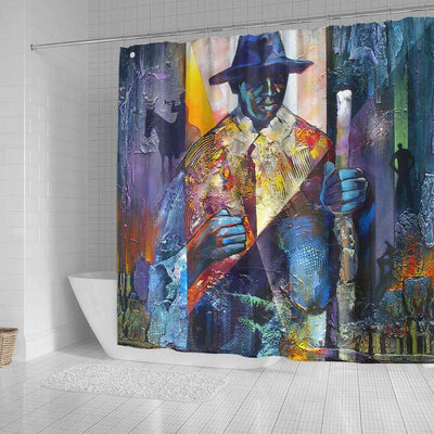 BigProStore Fancy African American Shower Curtains African Man Bathroom Designs BPS0239 Shower Curtain