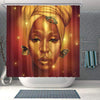 BigProStore Fancy African American Shower Curtains Melanin Afro Woman Bathroom Accessories BPS0250 Small (165x180cm | 65x72in) Shower Curtain