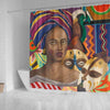 BigProStore Fancy African Inspired Shower Curtains African Lady Bathroom Decor Idea BPS0102 Shower Curtain