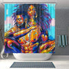 BigProStore Fancy African Inspired Shower Curtains Melanin King Queen Couple Bathroom Decor Accessories BPS0107 Small (165x180cm | 65x72in) Shower Curtain