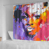BigProStore Fancy African Themed Shower Curtains Afro Girl Bathroom Designs BPS0230 Shower Curtain