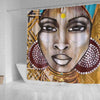BigProStore Fancy Afro American Shower Curtains Afro Woman Bathroom Decor Idea BPS0286 Shower Curtain