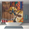BigProStore Fancy Afro American Shower Curtains Melanin Girl Bathroom Accessories BPS0103 Small (165x180cm | 65x72in) Shower Curtain