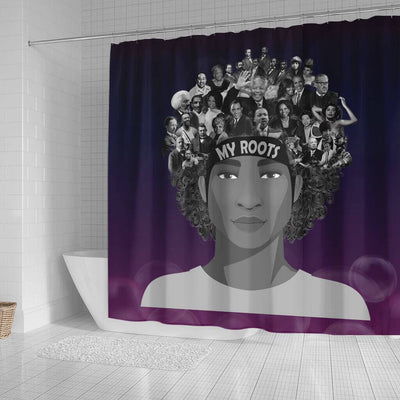 BigProStore Fancy Afro Male My African Roots African American Bathroom Shower Curtains Afrocentric Bathroom Accessories BPS040 Small (165x180cm | 65x72in) Shower Curtain