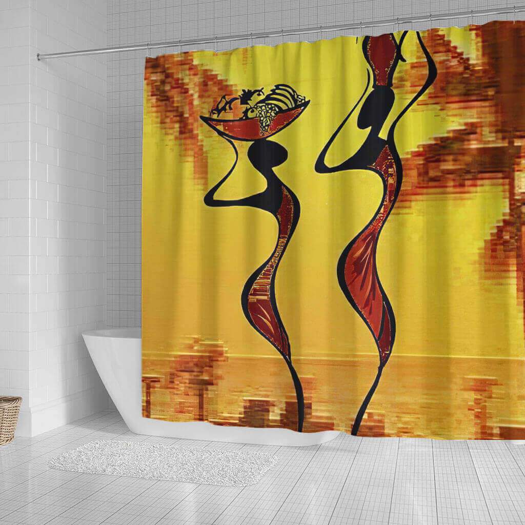 Fancy Afrocentric Shower Curtains African Queen Bathroom Designs Bps0013 Bigpro