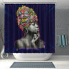 BigProStore Fancy Beautiful Black Girl Art African American Bathroom Shower Curtains African Bathroom Accessories BPS062 Shower Curtain