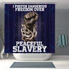 BigProStore Fancy I Prefer Dangerous Freedom Over Peaceful Slavery Black African American Shower Curtains Afrocentric Bathroom Accessories BPS141 Shower Curtain