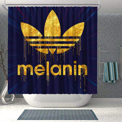 BigProStore Fancy Melanin Grunge Design Black African American Shower Curtains Afro Bathroom Accessories BPS157 Shower Curtain