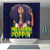 BigProStore Fancy Melanin Poppin' Beautiful Afro Lady African American Themed Shower Curtains Afro Bathroom Decor BPS162 Shower Curtain