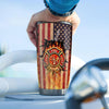BigProStore Personalized Firefighter Tumbler Design Volunteer Firefighter Custom Coffee Tumbler Double Wall Cup With Lid 20 Oz 20 oz Personalized Firefighter Tumbler