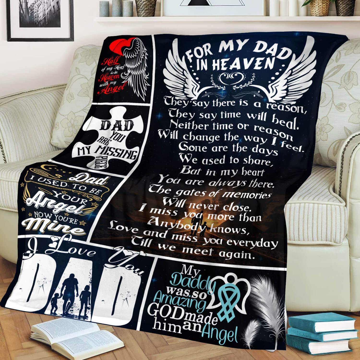 Police Officer Gifts Blanket, Gifts for Police Dad, Gift Ideas for