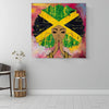 BigProStore Framed Black Art Beautiful Melanin Girl African American Artwork On Canvas Afrocentric Home Decor Ideas BPS54315 16" x 16" x 0.75" Square Canvas