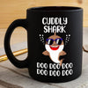 BigProStore Funny Cuddly Shark Doo Doo Doo Coffee Mug Cute Shark Baby Wearing Sunglasses Womens Custom Father's Day Mother's Day Gift Idea BPS276 Black / 11oz Coffee Mug