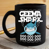 BigProStore Funny Geema Shark Doo Doo Doo Coffee Mug Womens Custom Father's Day Mother's Day Gift Idea BPS281 Black / 11oz Coffee Mug