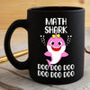 BigProStore Funny Math Shark Doo Doo Doo Coffee Mug Cute Shark Baby Womens Custom Father's Day Mother's Day Gift Idea BPS810 Black / 11oz Coffee Mug