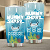 BigProStore Funny Mummy Shark Doo Doo Doo Tumbler Womens Custom Father's Day Mother's Day Gift Idea BPS932 White / 20oz Steel Tumbler