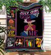 July Girl God Designed Created Blesses Me Blanket