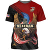 BigProStore Marine Corps Veteran Apparel God Bless Marine Corps Veteran Usa Army Hoodie - Sweatshirt - Tshirt - Zip Hoodie T-shirt / L