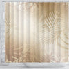 BigProStore Hawaii Shower Curtain Decor Golden Shine Botanical Tropical Palm Tree Leaves Shower Curtain Fantasy Fabric Bath Bathroom Hawaii Shower Curtain / Small (165x180cm | 65x72in) Hawaii Shower Curtain