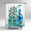 BigProStore Peacock Print Shower Curtains Graceful Peacock Fantasy Fabric Bath Bathroom Peacock Gifts For Her Peacock Shower Curtain / Small (165x180cm | 65x72in) Peacock Shower Curtain
