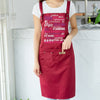 BigProStore Hairdresser Apron Hairstylist Funny Facts Personalized Stylist Aprons BPS6497 Red Apron