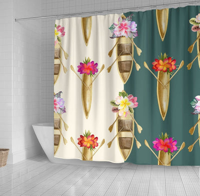 BigProStore Hawaii Bath Curtain Hawaii Boats Stripe Shower Curtain Small Bathroom Decor Ideas Hawaii Shower Curtain