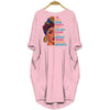 BigProStore Beautiful Magic Black Woman Shirt Summer Dress for Afro Girls Pink / S (4-6 US)(8 UK) Women Dress