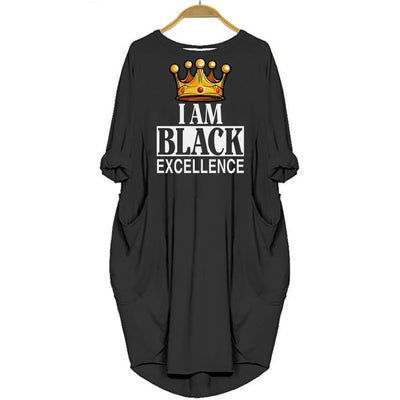 I'm Black Excellence Shirt Summer Dress for Afro Girls