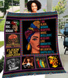 I Am Black Woman Beautiful Magic Blanket