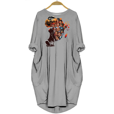 I'm Proud Of My African Roots Shirt Summer Dress for Afro Girls