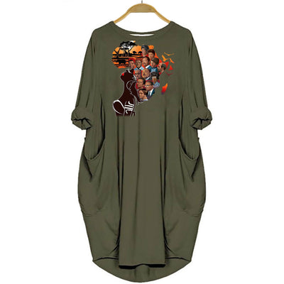 I'm Proud Of My African Roots Shirt Summer Dress for Afro Girls