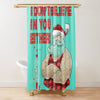 BigProStore Christmas Holiday Bathroom Decor I Don_T Believe In You Either Polyester Shower Curtain Waterproof Bathroom Accessories 3 Sizes Christmas Shower Curtain / Small (165x180cm | 65x72in) Christmas Shower Curtain