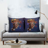 BigProStore Afrocentric Throw Pillows I'm Proud Of My African Roots Square Throw Pillow African Themed Throw Pillows Throw Pillows