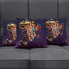 BigProStore Afrocentric Throw Pillows I'm Proud Of My African Roots Square Throw Pillow African Print Accent Pillows Throw Pillows