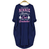 I'm Called Ninnie Because I'm way too Cool To Be Called Grandmother Women Pocket Dress