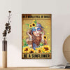 BigProStore Custom Canvas Prints In A World Full Of Roses Be A Sunflower Ready To Hang Canvas Wall Art Canvas