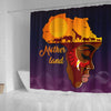 BigProStore Inspired Afro Girl Mother Land Rise Shower Curtains African American African Bathroom Accessories BPS029 Small (165x180cm | 65x72in) Shower Curtain