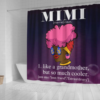 BigProStore Inspired Afro Mimi Like A Grandmother But So Much Cooler African American Themed Shower Curtains Afro Bathroom Accessories BPS043 Small (165x180cm | 65x72in) Shower Curtain